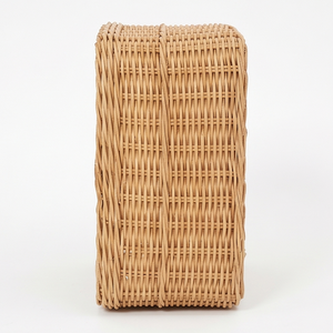 Natural Handwoven <b>Rectangular</b> Seagrass <b>Storage</b> <b>Basket</b>, Wicker Organizer Bin for Shelves Closet and Home Organization - Product Image 3