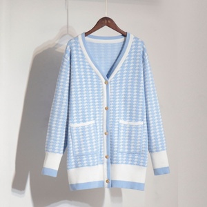 Cardigan a maniche lunghe Cardigan da <span class=keywords><strong>donna</strong></span> autunno inverno abiti a punto aperto da <span class=keywords><strong>donna</strong></span> - Product Image 6