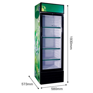 Réfrigérateur <span class=keywords><strong>vitrine</strong></span> pour boissons Snowsea LC-300W <span class=keywords><strong>à</strong></span> porte simple, fabrication industrielle - Product Image 4
