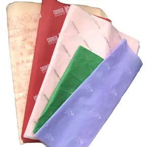 Customised good-looking flower tissue paper packaging scented gift wrapping paper