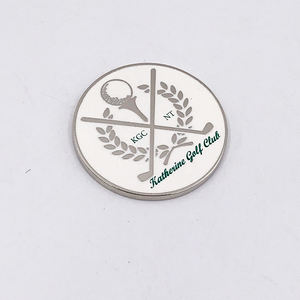 Marcadores de bolas de diseño de varias formas al mejor precio, accesorio de Golf, imán, logotipo personalizado, alfabeto, esmalte suave, marcador de pelotas de Golf de Metal - Product Image 5