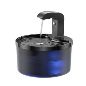 Fontaine à eau automatique SmartPetLove pour chats et chiens, ronde, noire et blanche, réutilisable, détachable, 0,85 kg, SPF-01-FW - Product Image 1