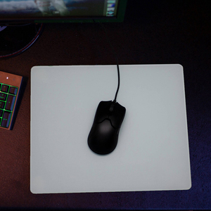 Tùy chỉnh 3.2mm siêu trắng tấm kính Kết cấu thủy tinh dệt Kính chuột <span class=keywords><strong>Pad</strong></span> - Product Image 2