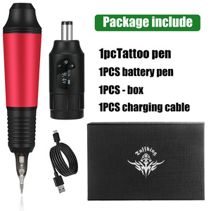 Kit Completo de Máquina de Tatuar Inalámbrica con Pluma, Agujas y Herramientas para Principiantes y Uso Profesional en Arte Corporal - Product Image 6