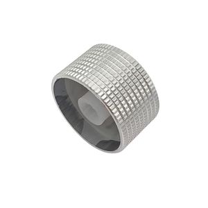 40x19mm CNC Machined Aluminum Volume <b>Knob</b> 6mm Shaft for Machining HiFi Amplifier Audio Control <b>Knob</b> CD Pattern Black Anodized - Product Image 3
