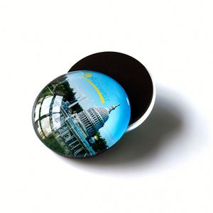 Personalized Customization Diy <b>Fridge</b> 2D Design Create Picture Dome Glass Magnets - Product Image 3
