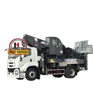 21m 23m 25m 29m 38m 45m 공중 버킷 트럭 장착 공중 작업 플랫폼 공중 리프트 트럭 양동이와 좋은 가격