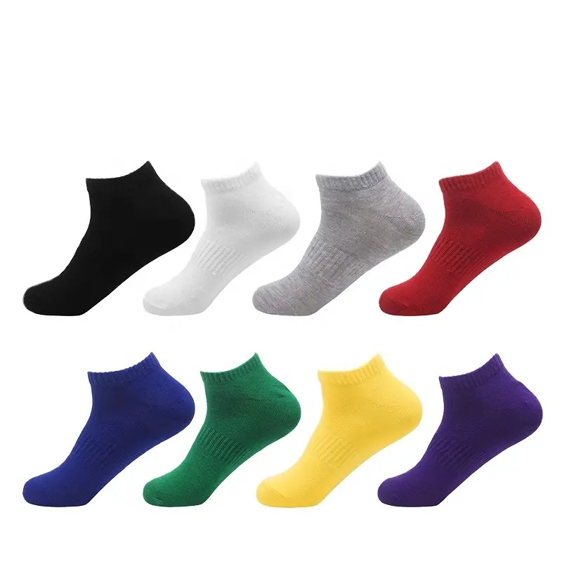 LINGTU fabricant chaussettes courtes d'été en coton pour hommes, chaussettes respirantes pour hommes, chaussettes de bateau confortables et décontractées