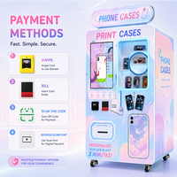 Máquina Expendedora de Fundas para Teléfonos con Impresión Personalizada, Disponible para Pedidos en Línea y Fuera de Línea, para Escuelas y Salas de Juegos