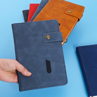 Retour à l'école - Carnet A5 en cuir PU avec couverture rigide, logo personnalisé imprimé, journal ligné, agenda pour cadeau d'étudiant