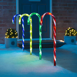 Lumières de Noël populaires vente chaude usine directe en gros extérieur <span class=keywords><strong>UL</strong></span> LED <span class=keywords><strong>canne</strong></span> à sucre jalonné jardin lumières décoratives - Product Image 1