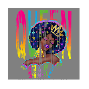 Dtf chuyển sắt-on Vinyl thiết kế lịch sử màu đen Cô gái tháng vá cho T-Shirts Hàng may mặc dễ dàng để Báo Chí - Product Image 3