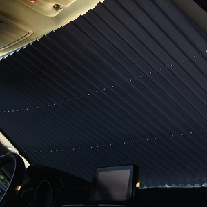 Parasol Retráctil de 65cm 70CM para Parabrisas Delantero de Auto, SUV o Camioneta, Fácil de Usar, con Ventosas, Aislamiento Térmico y Protección UV - Product Image 4