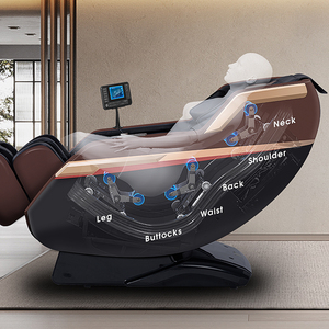 Fauteuil de massage HENGSHI CX-L6A 2025 commercial marron 110-240V à monnayeur, avec airbags 4D à gravité zéro et balançoire intégrale - Product Image 2