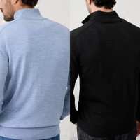 Soldes d'hiver 2025 : Pull tricoté épais personnalisé pour homme avec logo frontal respirant (ODM)