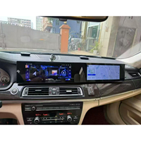 Écran double 21 pouces pour BMW Série 7 F01 F02 F04 2009-2015 NBT CIC Lecteur DVD de voiture Android Stéréo CarPlay 4G