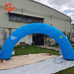Arco de Entrada Inflable de PVC Resistente, Diseño Personalizado, Arco Inflable para Decoración de Bodas, Fiestas y Festivales - Product Image 5