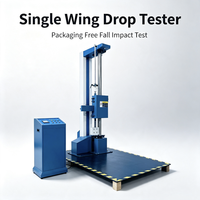 Machine d'essai d'impact par chute libre réglable 300-1500 mm pour boîtes d'emballage, téléphones portables et électronique