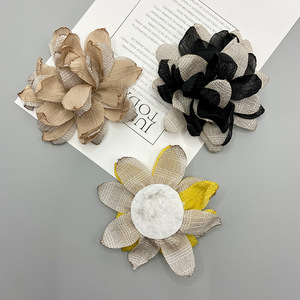 Handmade Camellia Hair Accessory Cloth Flower <b>Decor</b> For Clothing <b>Shoes</b> Bags Casual Style - Product Image 3