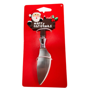 Santa Claus Stainless Steel Pizza Cutter Cheese Knife Butter Scraper Bread Slicer Multifunction Kitchen Tool - Product Image 2