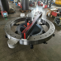 Machine à affronter les brides extérieures SFN-1000, portable, pour réparation de brides sur site, usinage de rainures RTJ, chanfreinage et biseautage