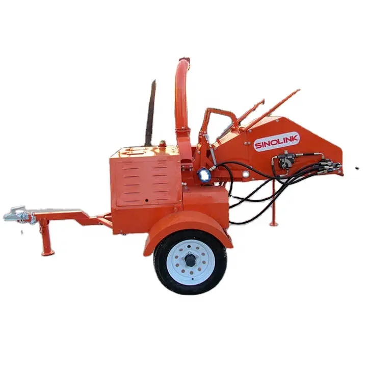 Houtversnipperaar Vernietig Hout Dieselmotor Machine Watergekoeld Thuisgebruik Voor Landbouw-En Tuinbosbouwmachines Dwc-22