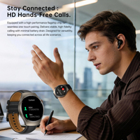 Reloj Inteligente C17 Pro con Pantalla Táctil IPS, Monitor de Actividad Física, Batería de Larga Duración (10 Días), Resistente al Agua IP67, Compatible con Android e iOS