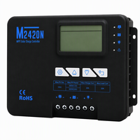 Contrôleur de charge solaire MPPT MJOO 12V 24V avec surveillance par application Bluetooth pour système hors réseau