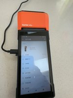 Terminal portable Android Sunmi V2S, écran tactile HD 5,45 pouces, scanner 1D 2D NFC, imprimante de reçus et d'étiquettes 58 mm pour magasin, restaurant