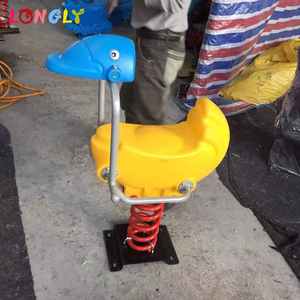 Nouveau design, cheval à <span class=keywords><strong>bascule</strong></span> d'extérieur pour enfants en plastique et métal avec ressorts - Product Image 3