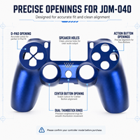 Coque de remplacement pour manette PS4 Slim - Accessoire de console de jeu