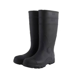 Calzado de Seguridad <span class=keywords><strong>Chesapeake</strong></span> con Punta Redonda, Negro, 100% Impermeable, PVC Transpirable, Ligero, Duradero, para Todas las Temporadas - Product Image 6
