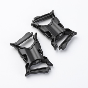 Pom Plastic <b>Clip</b> Buckle J1185 25 Black Durable For Bags Adjustable Straps - Product Image 1