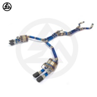 Échappement complet CSZ Titanium Valvetronic pour Audi RS6 RS7 C7 4.0T OEM Télécommande Silencieux Catback d'échappement haute Performance
