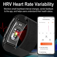 Bracelet intelligent P13 sans écran, pression artérielle, SpO2, fréquence cardiaque, température corporelle, ECG, tracker de forme physique, étanche pour le sport