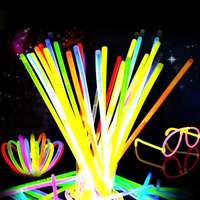 Festival bâtons lumineux fournitures de fête sécurité pour enfants Halloween piste de danse lueur dans le noir bâtons Pack