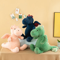 Petite poupée dragon volant, fabrication de jouets en peluche personnalisés, coton PP, jouets en peluche de 8 pouces, jouets en peluche de Noël pour machine à griffes