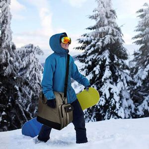 Sac de transport pour bottes de ski et bottes de snowboard personnalisées, fabriqué en usine BSCI, idéal pour les voyages, avec fond extérieur imperméable, pour hommes - Product Image 6
