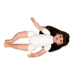 Mazon-Muñeca <span class=keywords><strong>reborn</strong></span> <span class=keywords><strong>de</strong></span> <span class=keywords><strong>silicona</strong></span> con pelo largo para niñas, muñeco <span class=keywords><strong>de</strong></span> 60cm, gran oferta - Product Image 6