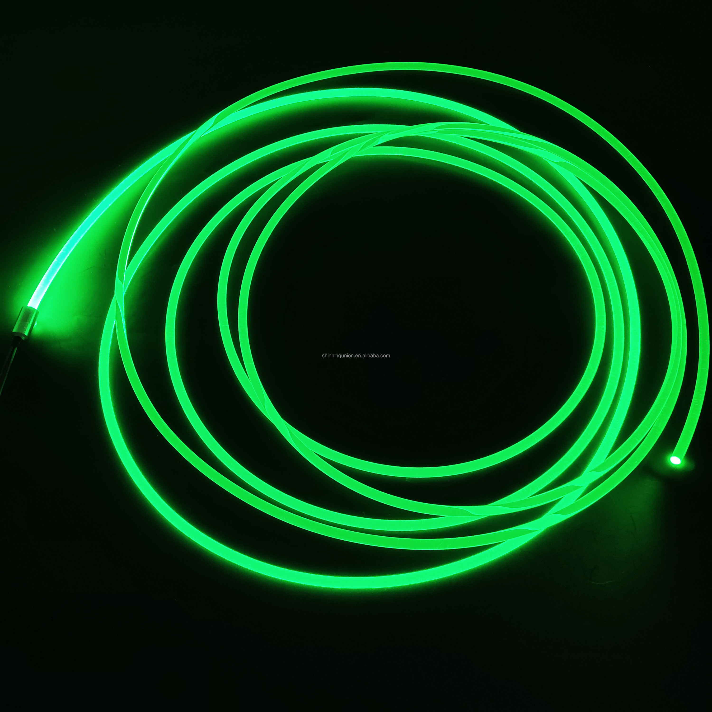 1.5 Watts LED Light for Home DIY Decoration - RGB Color Change Remote Control LED Fiber Optics Light Source for Side Glow Fibre
