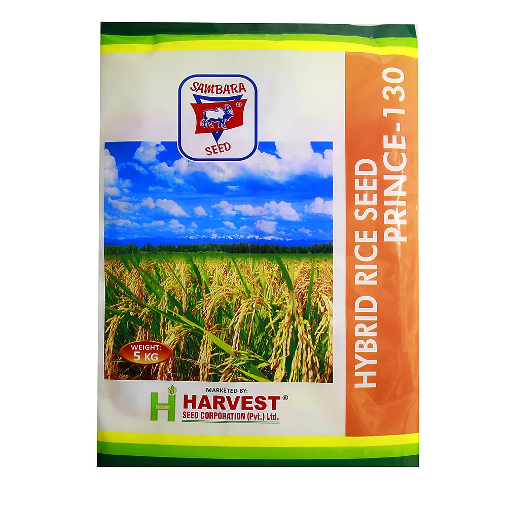 Kunden spezifischer 5kg/10kg sicherer Saatgut verpackungs beutel in Lebensmittel qualität Dreiseitige PA-Versiegelung für Mais-und Hybrid reiss amen