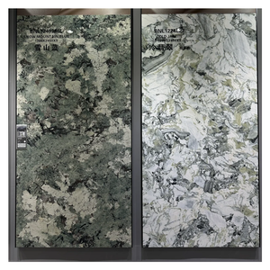 Calacatta Vàng thiêu kết đá slab 1200x2400 mét cho nhà bếp đảo <span class=keywords><strong>Countertop</strong></span> và Vanity đầu - Product Image 4