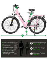 Vélo Électrique Classique 28 Pouces 36V 10.5Ah pour Commuter en Ville, Vélo Électrique 250W pour Femmes, OEM/ODM Disponible en Gros