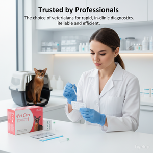 Kit per <span class=keywords><strong>Test</strong></span> Rapido di Malattie Virali nei Gatti: <span class=keywords><strong>Test</strong></span> del Sangue per Leucemia Felina (FeLV) e Immunodeficienza Felina (FIV) - Product Image 2