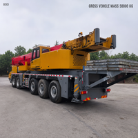 Grue sur camion NOMISANY 300 tonnes, modèle 2024, pour le levage de structures éoliennes, de ponts, pétrochimiques et d'acier