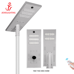 Farola Led Solar para exteriores, farola de aluminio de alta potencia Ip65, todo en uno, calidad de fábrica, 100w, 150w, 200w, 250w - Product Image 4