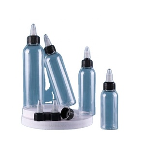 Hot Sale Pet Plastic Dropper <b>Bottle</b> 30ml 60ml 100ml Essential Oil <b>Bottles</b> With Black Twist Cap for Glue - Product Image 6