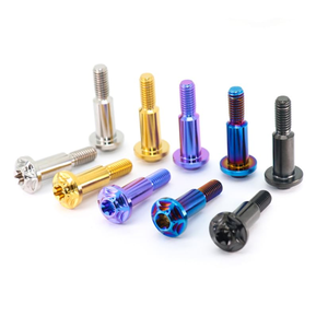Tornillos de Cabeza Ovalada de Aleación de Titanio, Pernos Métricos DIN, Fijaciones CNC para Motocicleta, Palanca de Freno, Bomba Hidráulica - Product Image 1
