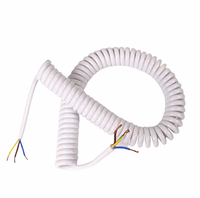 Kabel Spiral OEM Multi-Core dengan Selubung PUR dan Kawat Spiral