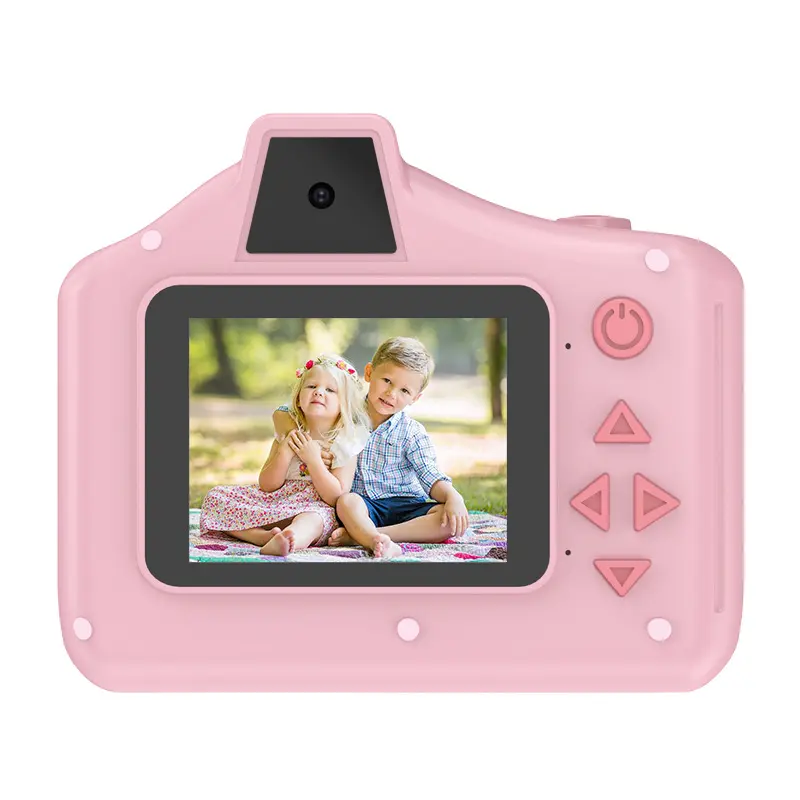 Mini palo de selfie impermeable para niños, cámara de impresión instantánea, pantalla de vídeo, foto de idioma de 12m, lindo Hd para niñas de 4 a 8 años